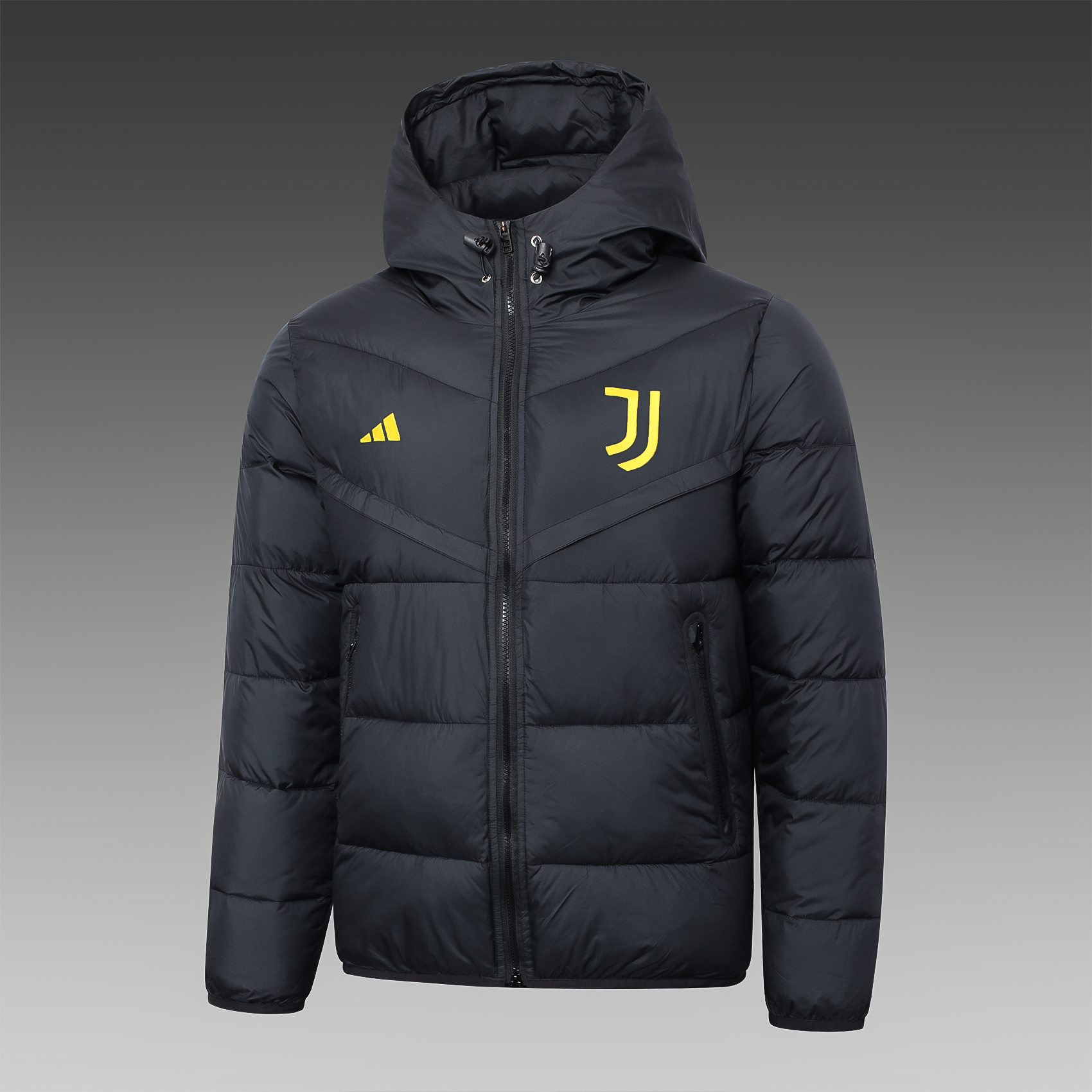 AAA Quality Juventus 23/24 Cotton Coat - Black